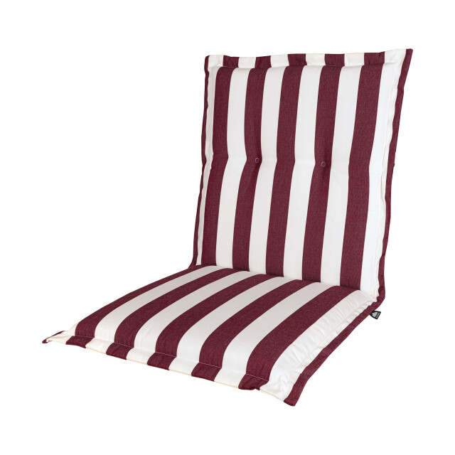 Kopu ® mila bordeaux comfortabel tuinkussen met lage rug /wit 2588307 large