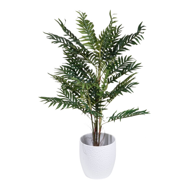 Kopu ® kunstplant arecapalm 110 cm 6 stammen zwarte pot nepplant 2612752 large