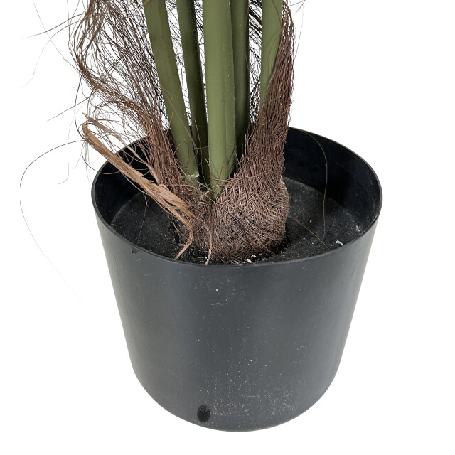 Kopu ® kunstplant arecapalm 110 cm 6 stammen zwarte pot nepplant 2612752 large