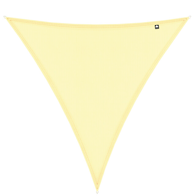 Kopu ® schaduwdoek driehoek 3x3x3 mtr waterdicht 230 grams creme 2612871 large