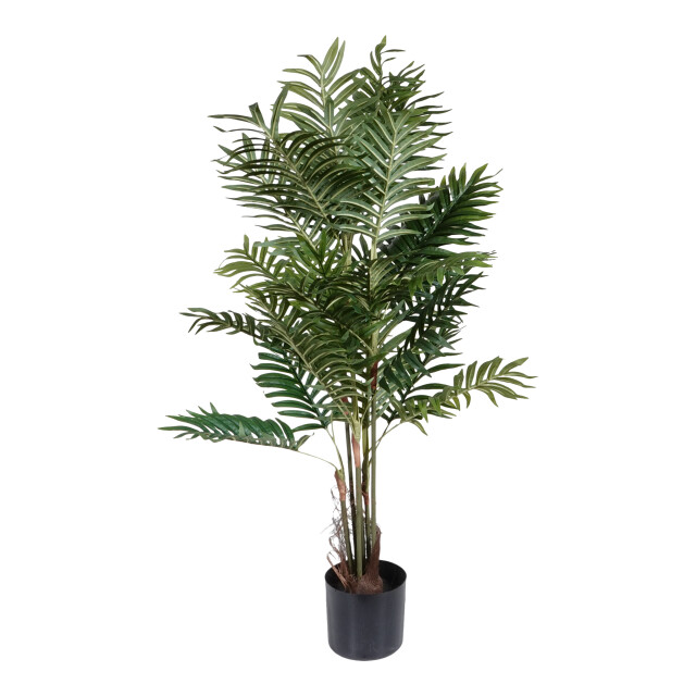 Kopu ® kunstplant arecapalm 110 cm 6 stammen zwarte pot nepplant 2612752 large