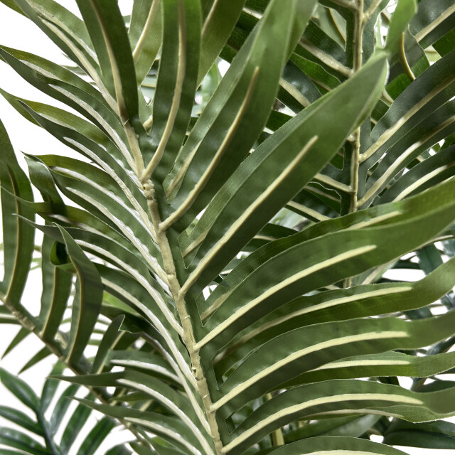 Kopu ® kunstplant arecapalm 110 cm 6 stammen zwarte pot nepplant 2612752 large