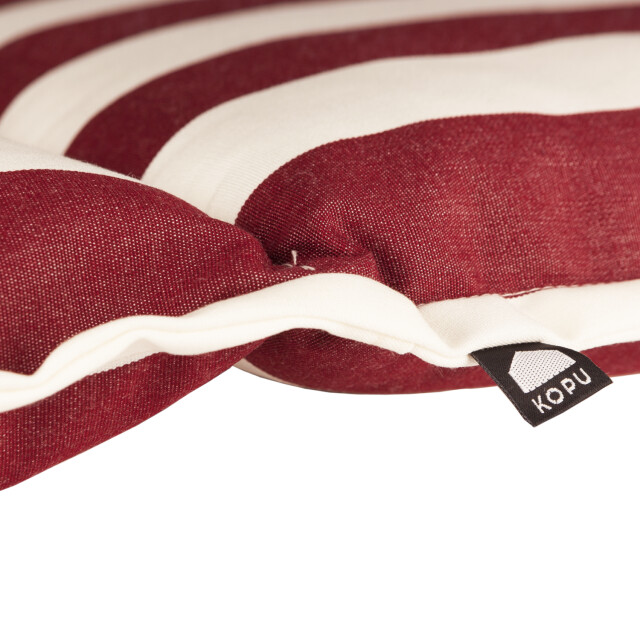 Kopu ® mila bordeaux comfortabel tuinkussen met lage rug /wit 2588307 large