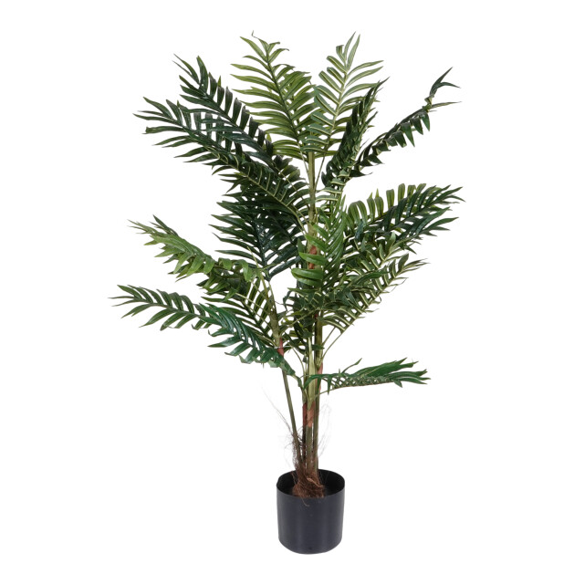 Kopu ® kunstplant arecapalm 110 cm 6 stammen zwarte pot nepplant 2612752 large