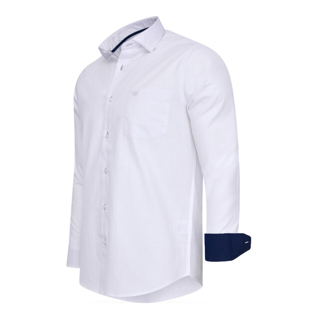 Cappuccino Italia Stretch overhemd milano milano-wht-XXL large