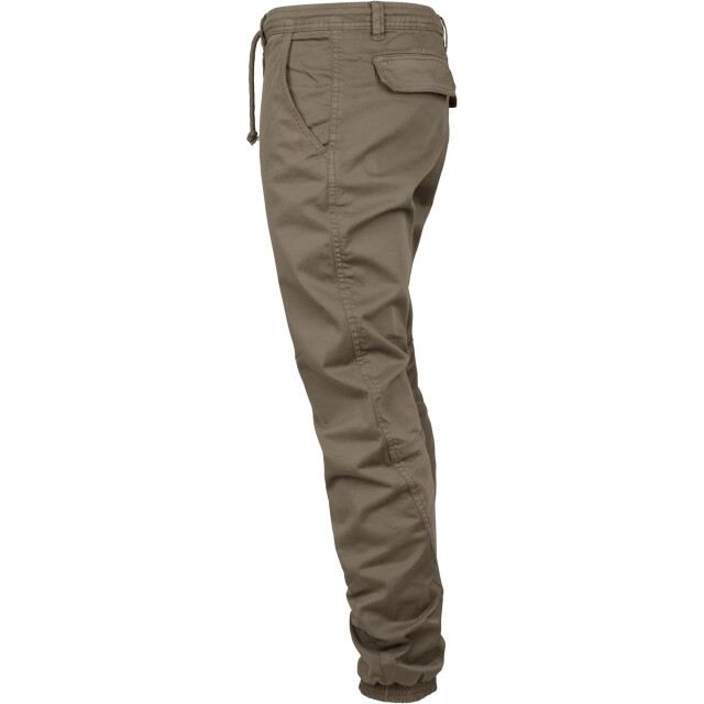 Urban Classics Dames stretch joggingbroek UTTN217_olive large