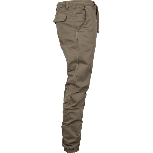 Urban Classics Dames stretch joggingbroek UTTN217_olive large