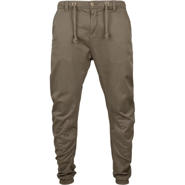 Urban Classics Dames stretch joggingbroek UTTN217_olive large