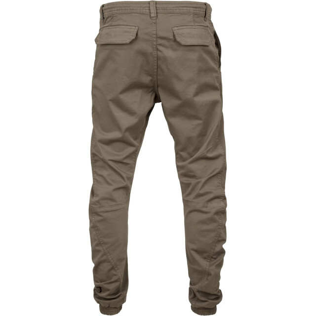 Urban Classics Dames stretch joggingbroek UTTN217_olive large