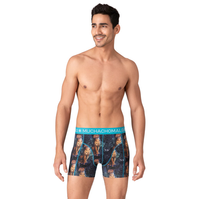 Muchachomalo Heren 12-pack boxershorts print/effen U-GOLDEN1010-12 large