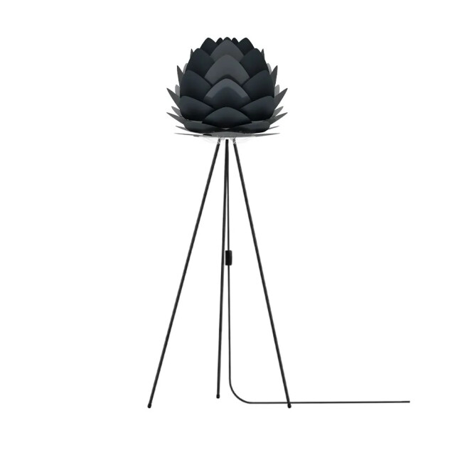 Umage Aluvia medium vloerlamp anthracite grey met tripod zwart Ø 59 cm 2029752 large