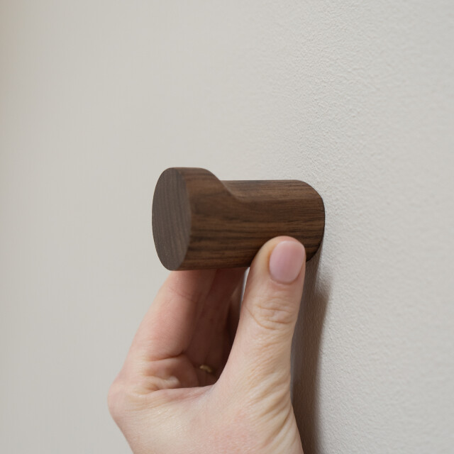 QUVIO Wandkapstok hout - 2912801 large
