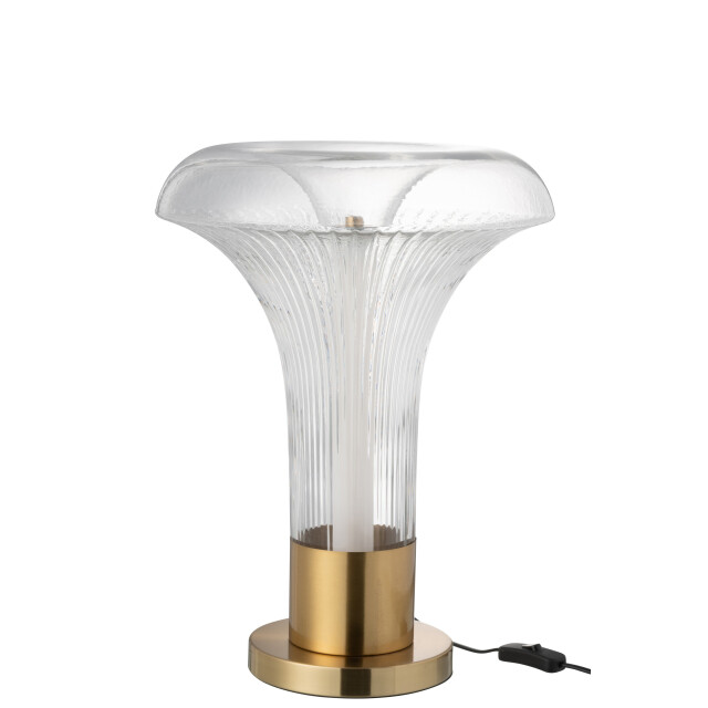 J-Line lamp led goud metaal/glas 41x41x55cm 3002684 large