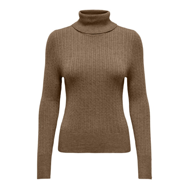 Only Onllea ls roll neck knt taupe 4219.77.0038 large