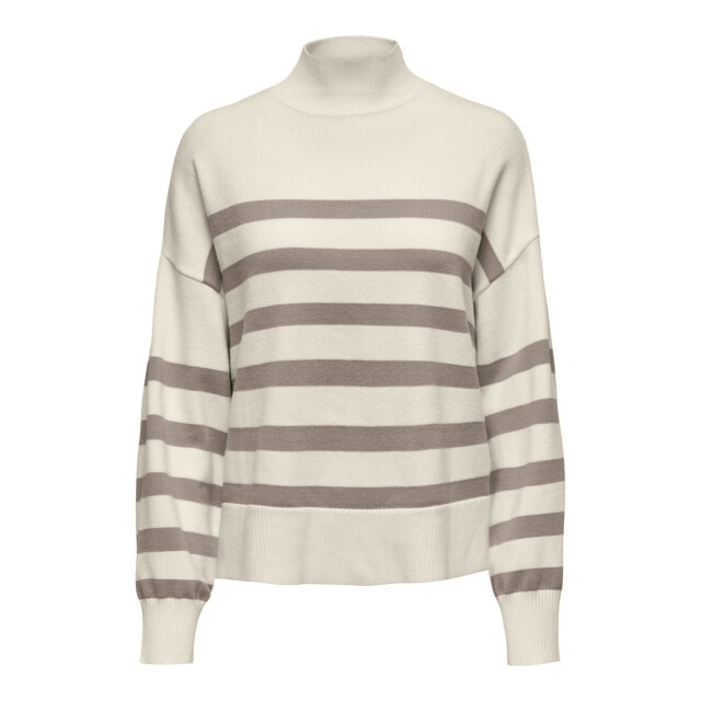Only Onlbari ls highneck knt noos ecru dessin 4219.08.0146 large