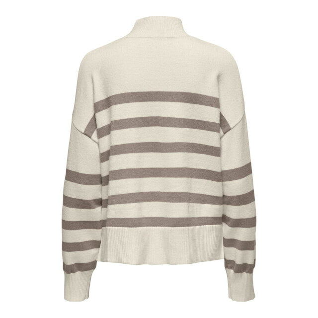Only Onlbari ls highneck knt noos ecru dessin 4219.08.0146 large