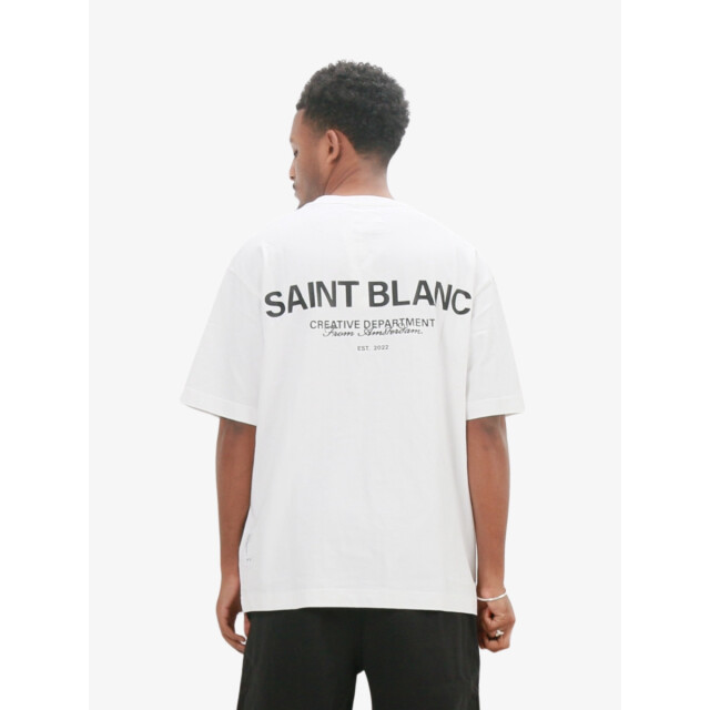 Saint Blanc Heren shirt no. 1 tee NO1-TEE-BRIGHT-WHITE large