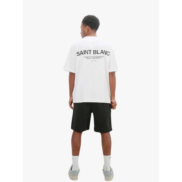 Saint Blanc Heren shirt no. 1 tee NO1-TEE-BRIGHT-WHITE large