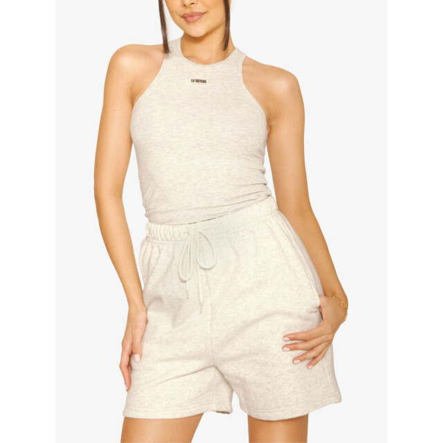 LA Sisters Essential oversized short 1719-GREY large