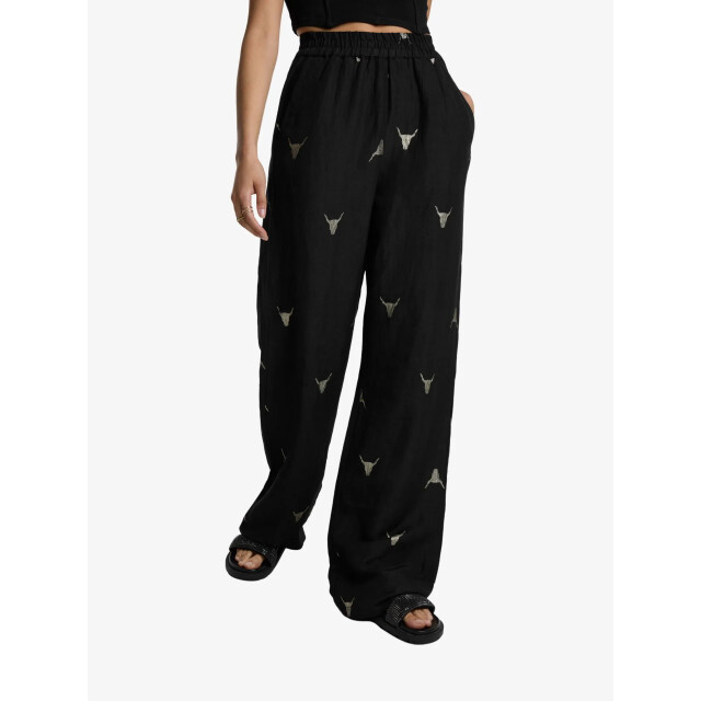 Alix The Label Dames broek golden bull pants 2407174693-999 large