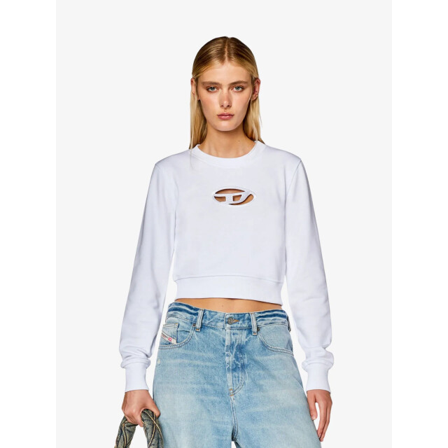 Diesel Dames sweater f-slimmy-od wit A09931-0GRAC-100 large