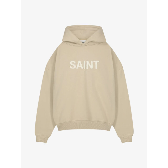 Saint Blanc Heren hoodie cut taupe CUT-HOODIE-TAUPE large