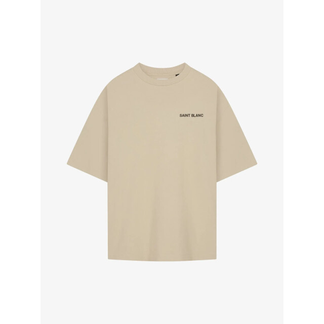 Saint Blanc Heren shirt blanc taupe BLANC-TEE-TAUPE large