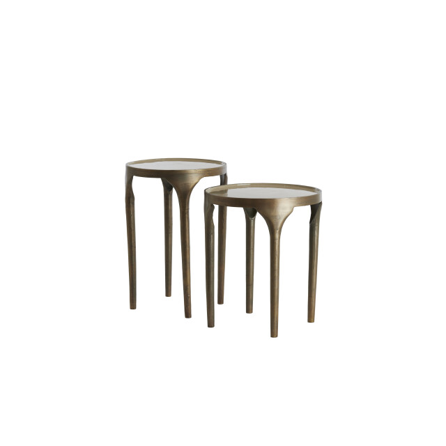 Light & Living bijzettafel lapaz Ø40x52cm - set van 2 3032496 large