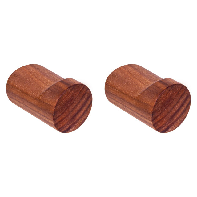 QUVIO Wandkapstok hout - set van 2 3031682 large
