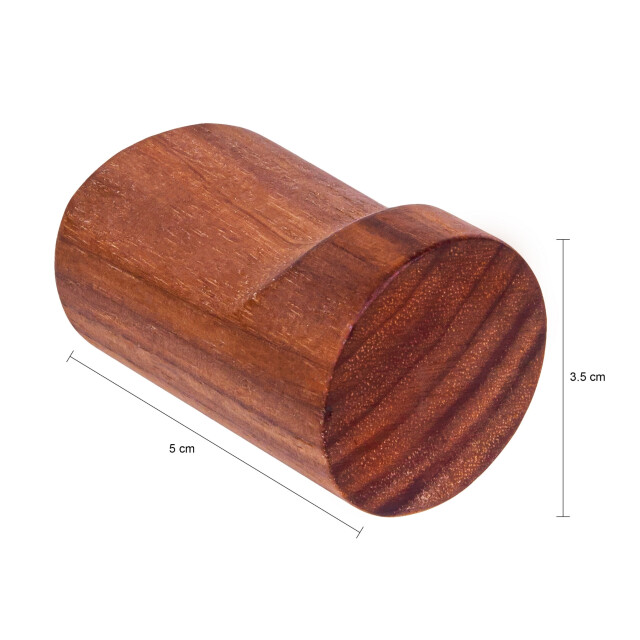 QUVIO Wandkapstok hout - set van 2 3031682 large