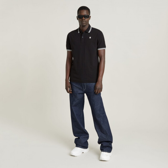 G-Star D17127 5864 6484 dunda stripe heren polo - 6484/D17127 5864 Dunda Stripe large