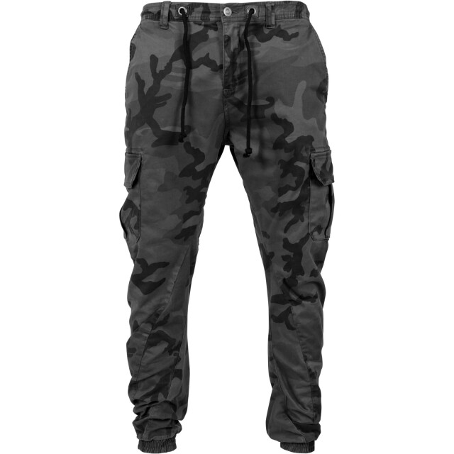 Urban Classics Heren camo cargo joggingbroek UTTN431_greycamo large