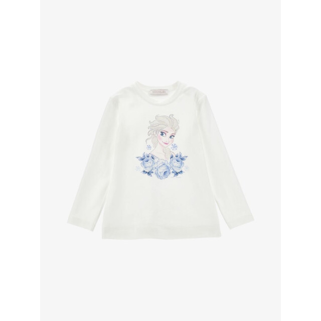Monnalisa Meisjes shirt longsleeve elsa frozen 19D620-4000-0001 large