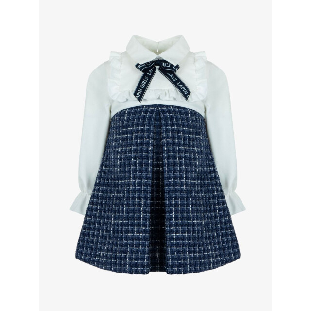 Lapin House Meisjes jurk tweed navy 242E3244-182 large
