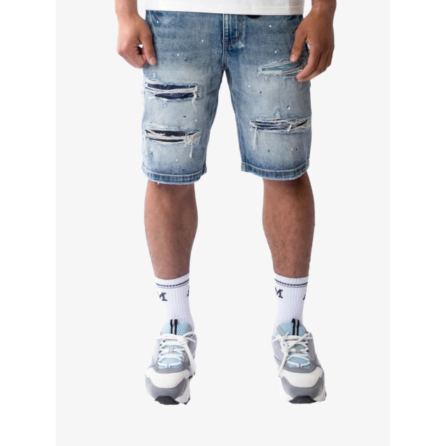 Amicci Heren short sanko mid blue AMJ28-MIDBLUE large