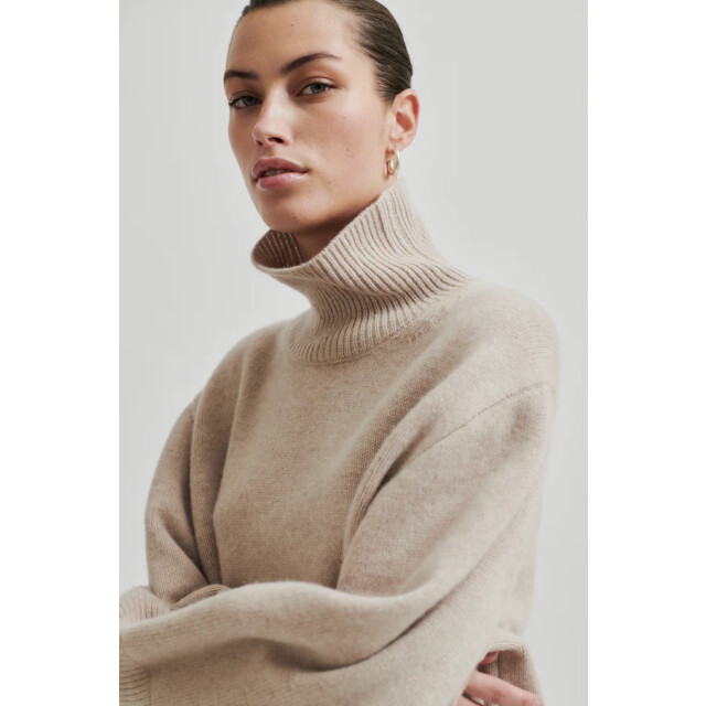 Second Female pullover alpha knit t-neck pumice 06712.938.0021 large