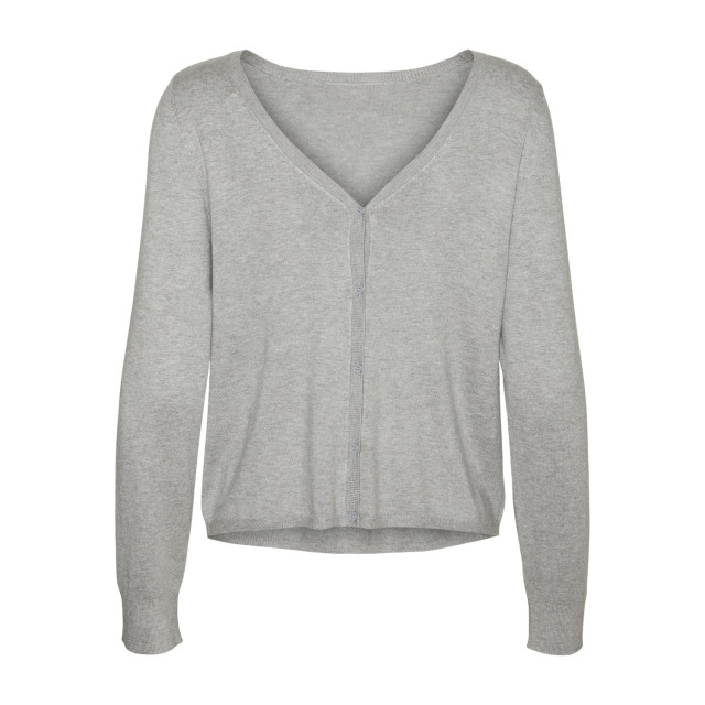 Vero Moda vmglory ls v-neck 2way cardigan ga 10310527 light grey melange 06741.910.0031 large