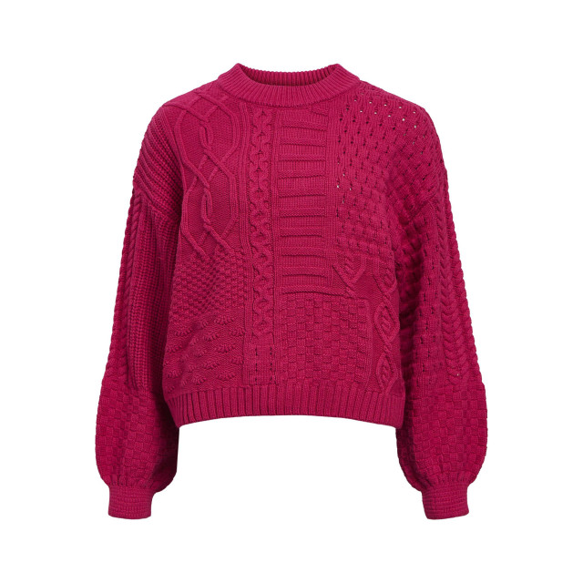 Object objrush re l/s knit pullover 135 23045255 sangria 06712.758.0021 large