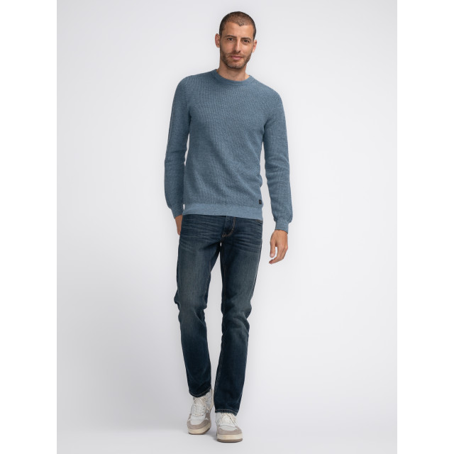 Petrol Industries men knitwear round neck basic m-3040-kwr225 5183 light shadow 05711.247.0008 large