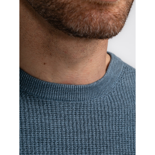 Petrol Industries men knitwear round neck basic m-3040-kwr225 5183 light shadow 05711.247.0008 large