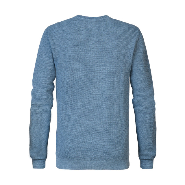 Petrol Industries men knitwear round neck basic m-3040-kwr225 5183 light shadow 05711.247.0008 large