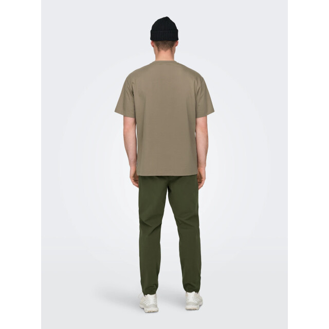 Only & Sons onsfred life rlx ss tee noos 22022532 desert 05011.834.0010 large