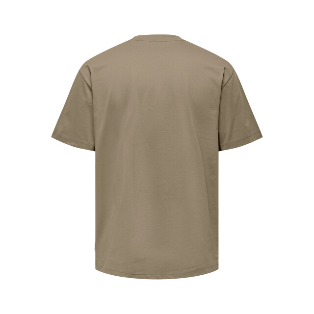 Only & Sons onsfred life rlx ss tee noos 22022532 desert 05011.834.0010 large