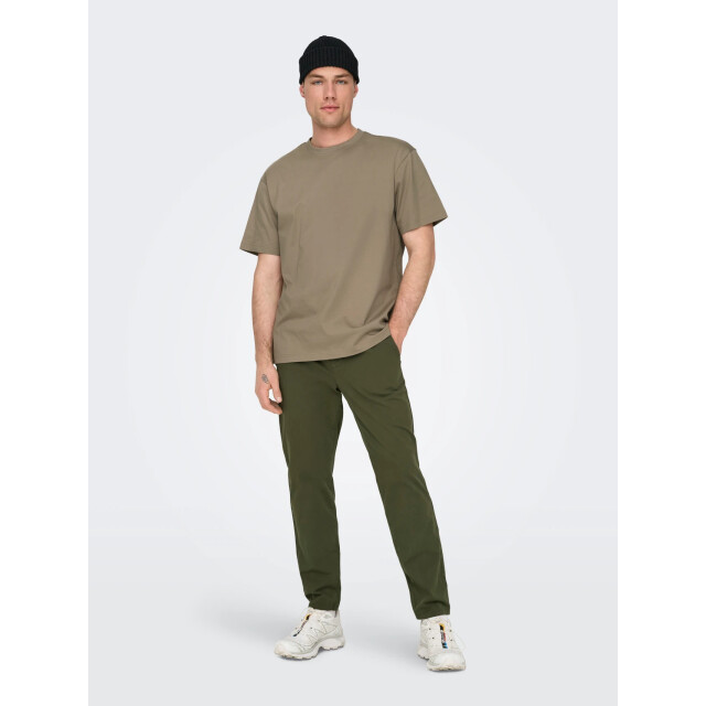 Only & Sons onsfred life rlx ss tee noos 22022532 desert 05011.834.0010 large