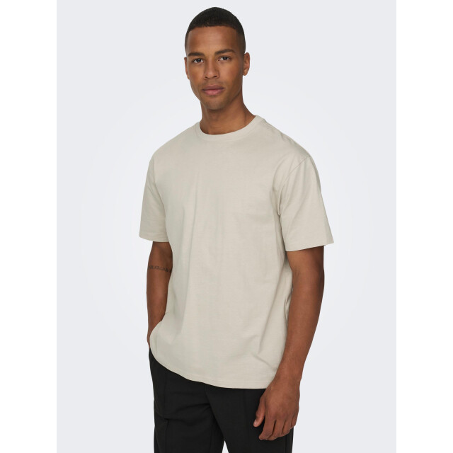 Only & Sons onsfred rlx ss tee noos 22022532 silver lining 05011.915.0015 large