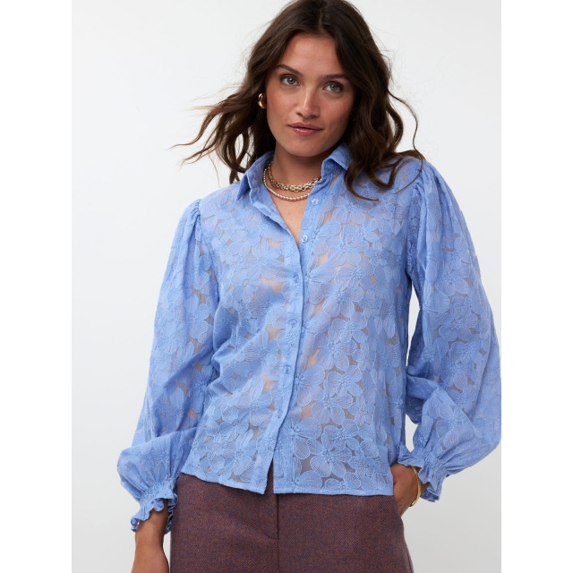 Ydence blouse lm birdie light blue 06615.210.0006 large