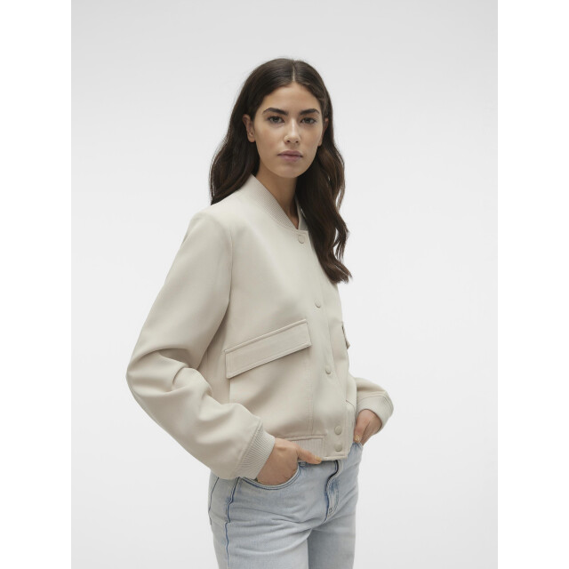 Vero Moda vmamala short jacket ts 10307303 silver lining 06111.185.0029 large