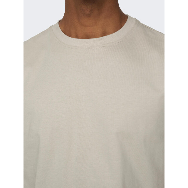 Only & Sons onsfred rlx ss tee noos 22022532 silver lining 05011.915.0015 large