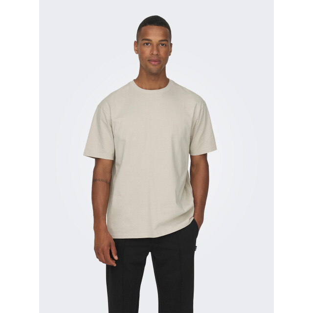 Only & Sons onsfred rlx ss tee noos 22022532 silver lining 05011.915.0015 large