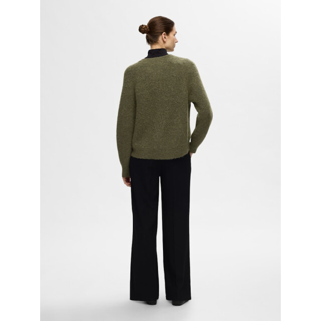 Selected Femme slflulu ls knit short cardigan noos 16074481 kalamata 06741.369.0008 large